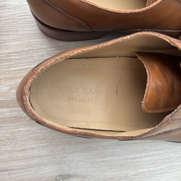Cole Haan Shoes Mens Size 13 Grand OS Oxford Brown Lace Up Dress Leather